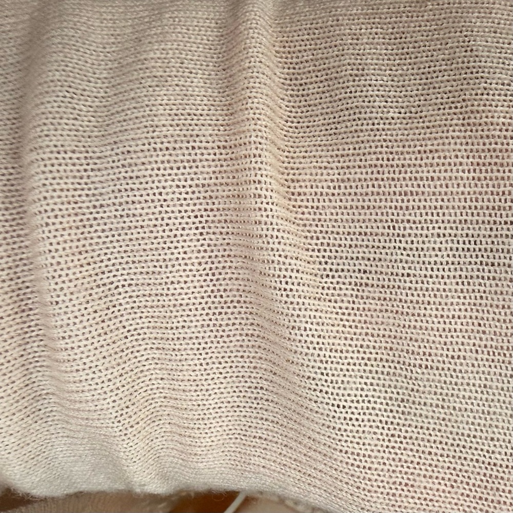 RARE Archive J.Crew 100% Wool Sequin "Chloe" Zip Cardigan PRISTINE Peach XS - Picture 9 of 9